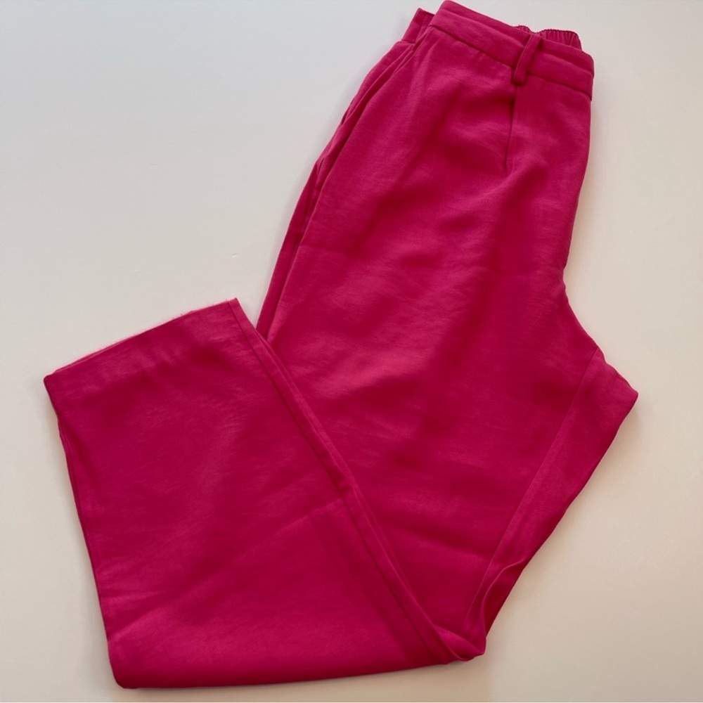 A New Day Bright Pink Trouser Tapered Cropped Women’s Size XS - Picture 2 of 10